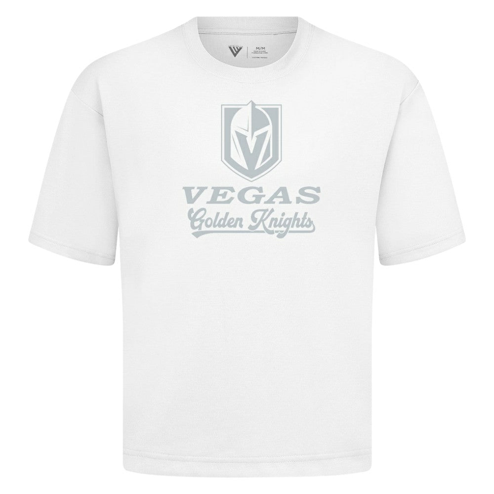 Vegas Golden Knights Levelwear Shadow Surge Luxe Signature Knit T-Shirt - White - NHL