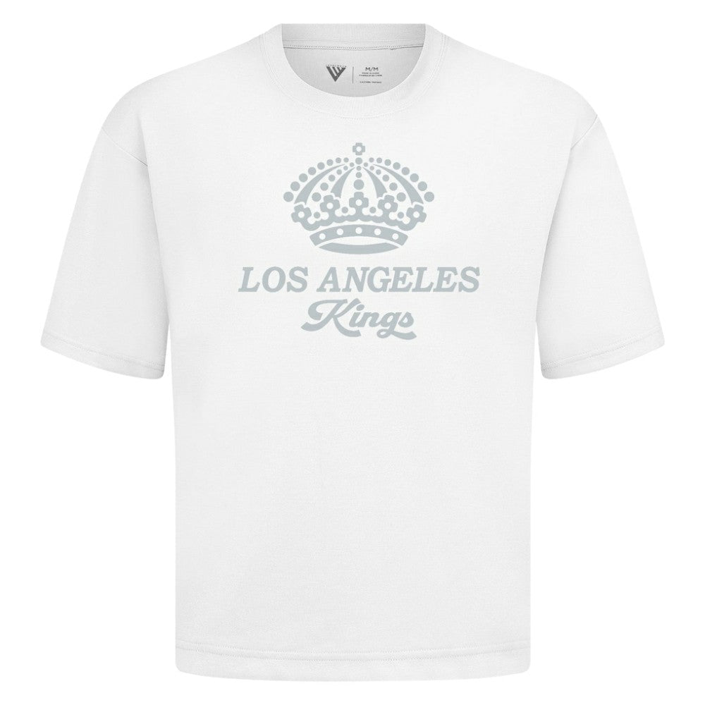 Los Angeles Kings Levelwear Shadow Surge Luxe Signature Knit T-Shirt - White - NHL