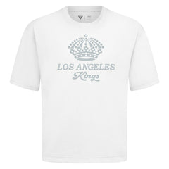 Los Angeles Kings Levelwear Shadow Surge Luxe Signature Knit T-Shirt - White - NHL