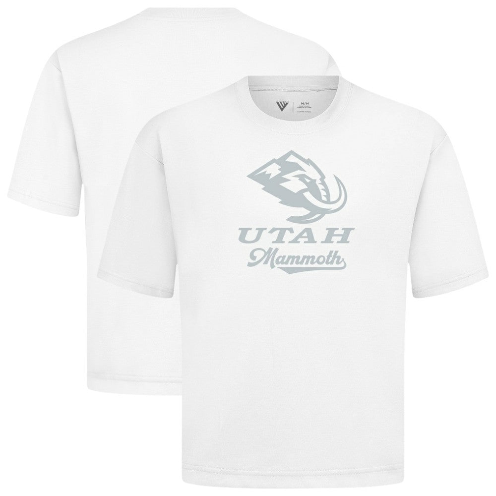 Utah Mammoth Levelwear Shadow Surge Luxe Signature Knit T-Shirt - White - NHL