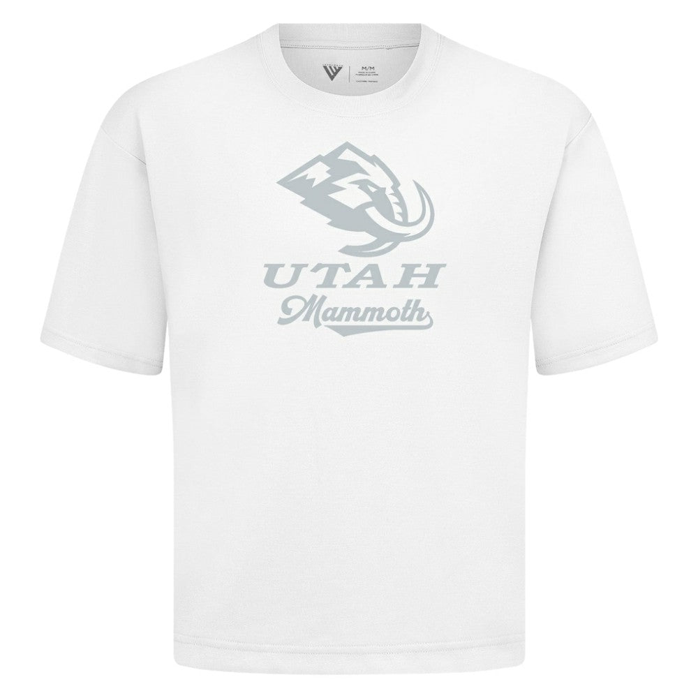 Utah Mammoth Levelwear Shadow Surge Luxe Signature Knit T-Shirt - White - NHL
