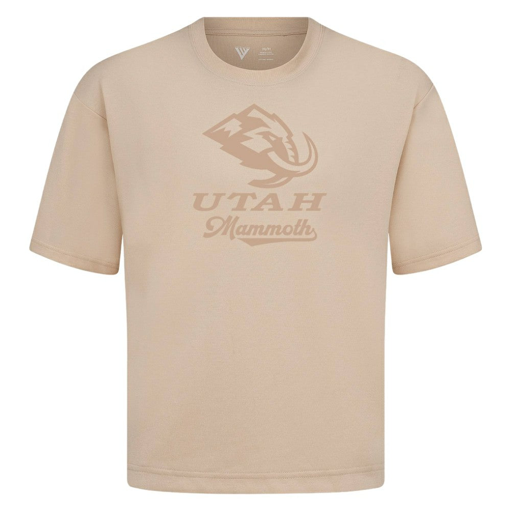 Utah Mammoth Levelwear Shadow Surge Luxe Signature Knit T-Shirt - Khaki - NHL