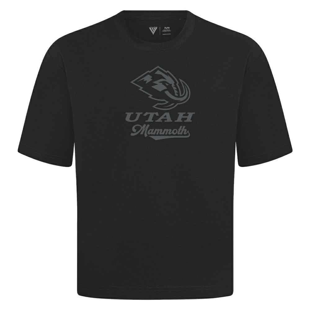 Utah Mammoth Levelwear Shadow Surge Luxe Signature Knit T-Shirt - Black - NHL