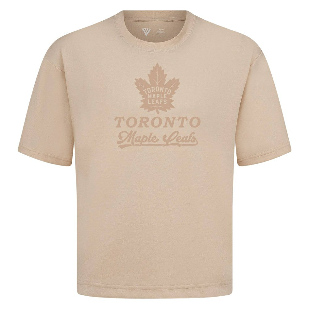 Toronto Maple Leafs Levelwear Shadow Surge Luxe Signature Knit T-Shirt - Khaki - NHL
