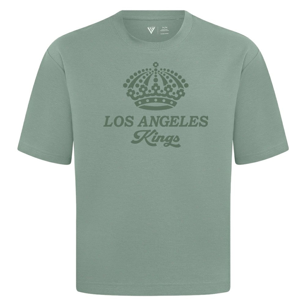 Los Angeles Kings Levelwear Shadow Surge Luxe Signature Knit T-Shirt - Green - NHL