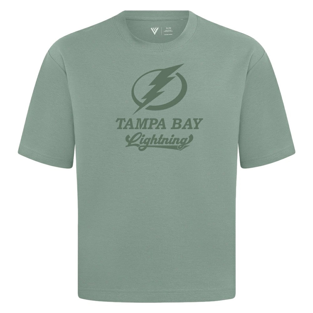 Tampa Bay Lightning Levelwear Shadow Surge Luxe Signature Knit T-Shirt - Green - NHL