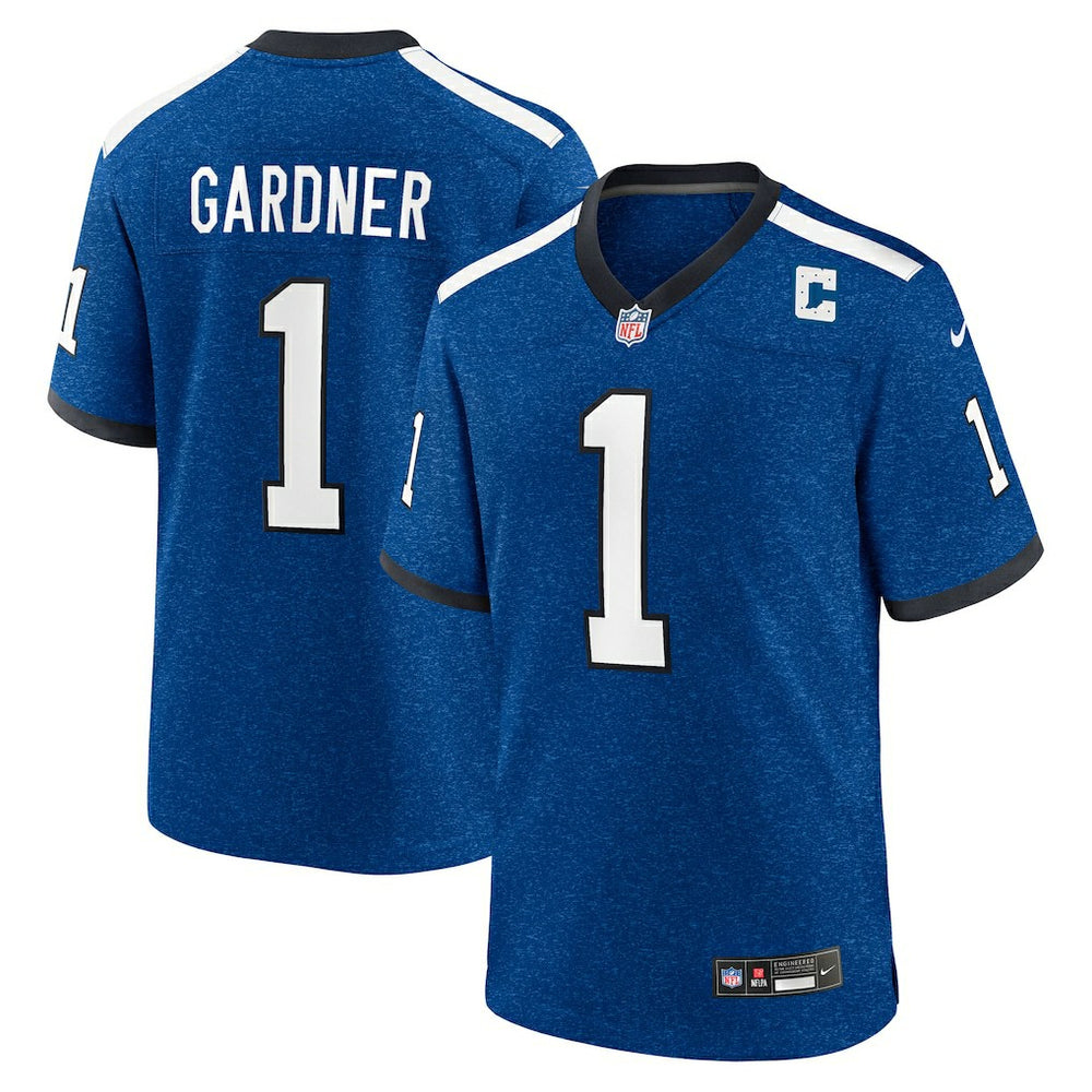Ahmad Sauce Gardner Indianapolis Colts Alternate 2 Indiana Nights Game Jersey Heather Royal | Nike for Sale