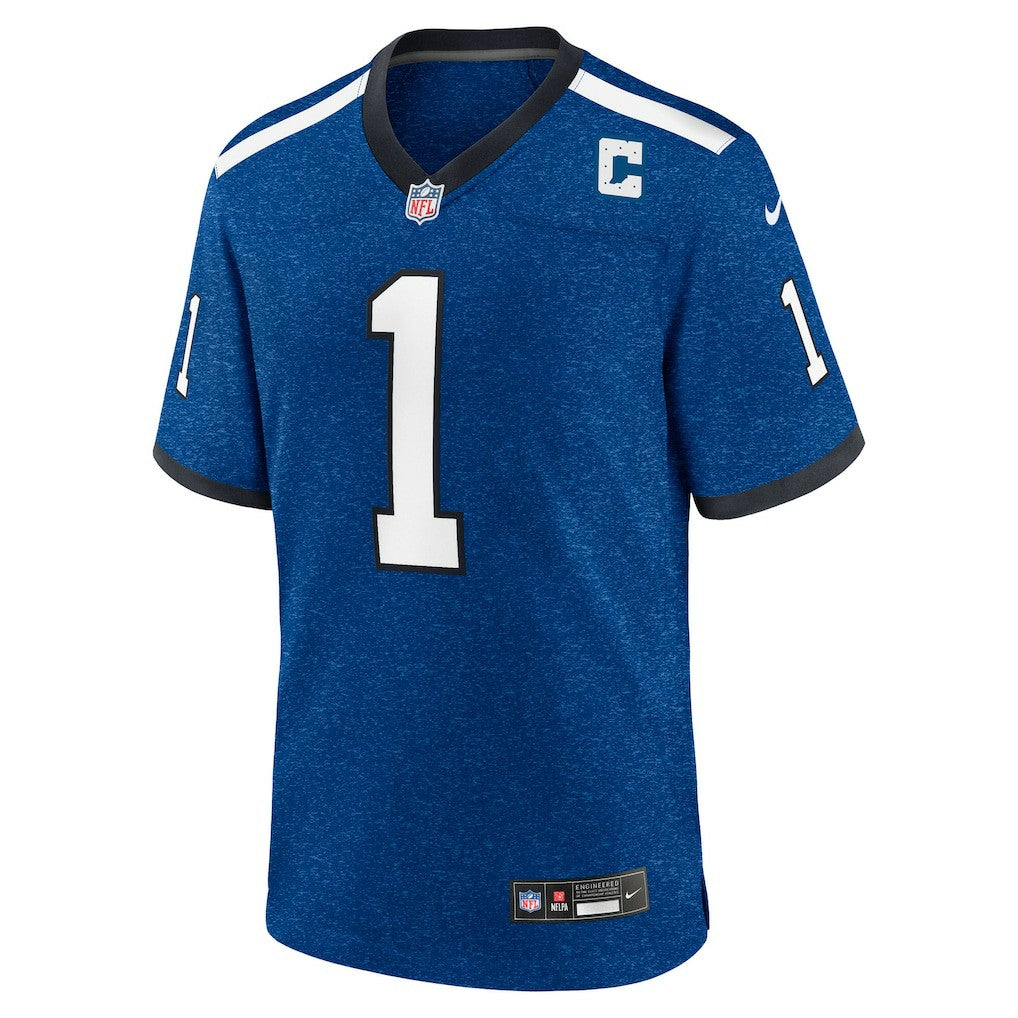 Ahmad Sauce Gardner Indianapolis Colts Alternate 2 Indiana Nights Game Jersey Heather Royal | Nike for Sale
