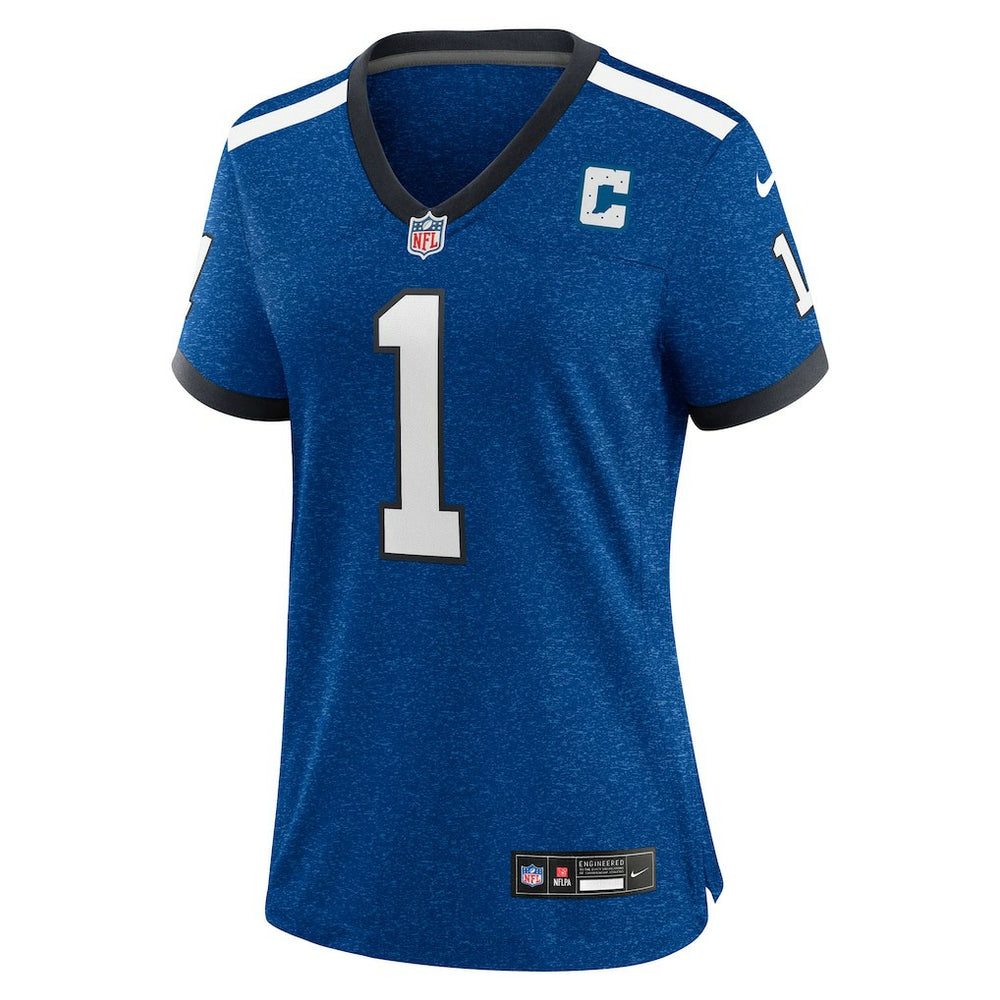 Ahmad Sauce Gardner Indianapolis Colts Women's Alternate 2 Indiana Nights Game Jersey Heather Royal | Nike for Sale