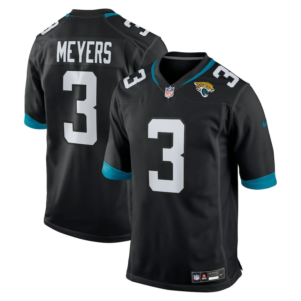 Jakobi Meyers Jacksonville Jaguars Alternate Game Jersey Black | Nike for Sale