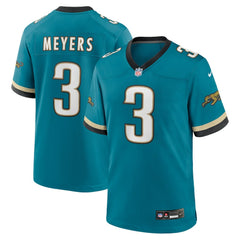 Jakobi Meyers Jacksonville Jaguars Alternate 2 Prowler Throwback Game Jersey Teal | Nike for Sale