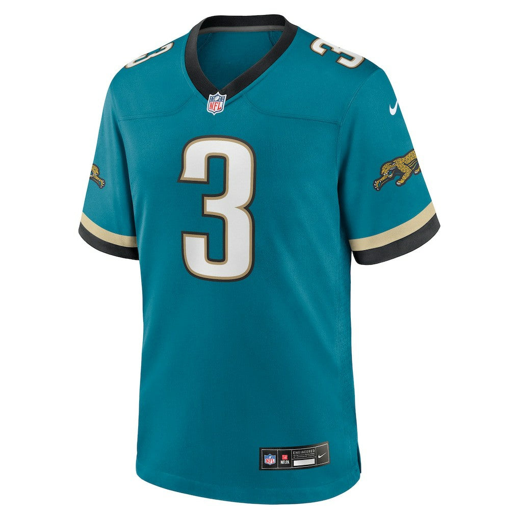 Jakobi Meyers Jacksonville Jaguars Alternate 2 Prowler Throwback Game Jersey Teal | Nike for Sale