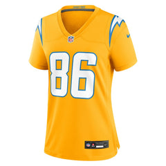 Oronde Gadsden Los Angeles Chargers Women's Alternate Charger Power Game Jersey Gold | Nike for Sale
