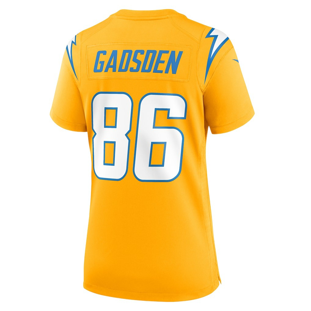 Oronde Gadsden Los Angeles Chargers Women's Alternate Charger Power Game Jersey Gold | Nike for Sale