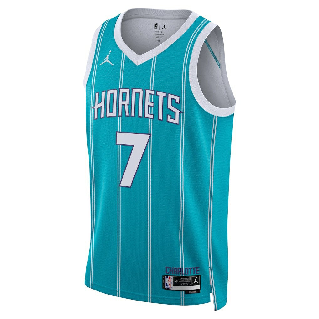 Kon Knueppel Charlotte Hornets Jordan Brand Unisex Swingman Jersey Icon Edition Teal - NBA