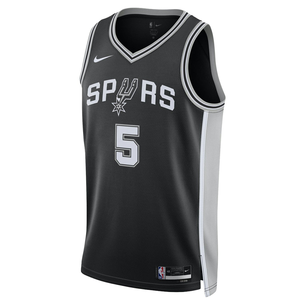 Stephon Castle San Antonio Spurs Unisex Swingman Jersey Icon Edition Black - NBA