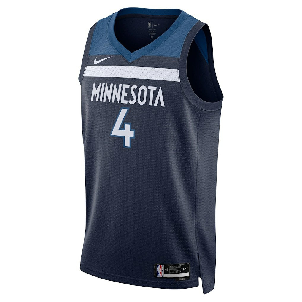 Rob Dillingham Minnesota Timberwolves Unisex Swingman Jersey Icon Edition Navy - NBA