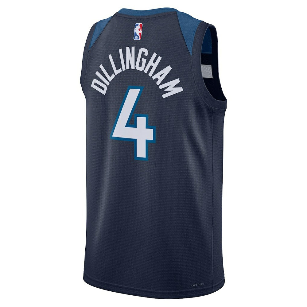 Rob Dillingham Minnesota Timberwolves Unisex Swingman Jersey Icon Edition Navy - NBA