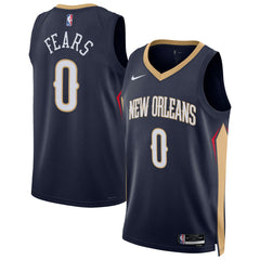 Jeremiah Fears New Orleans Pelicans Unisex Swingman Jersey Icon Edition Navy - NBA
