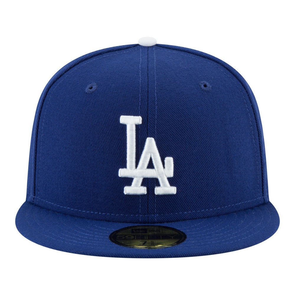 Los Angeles Dodgers New Era Back-to-Back Champions Diamond Side Patch 59FIFTY Fitted Hat - MLB