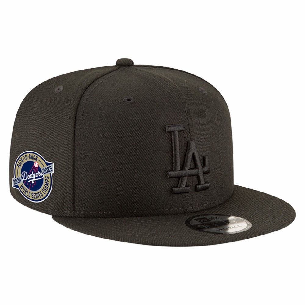 Los Angeles Dodgers New Era 2024/25 Back-to-Back Champions Circle Side Patch 9FIFTY Snapback Hat - MLB