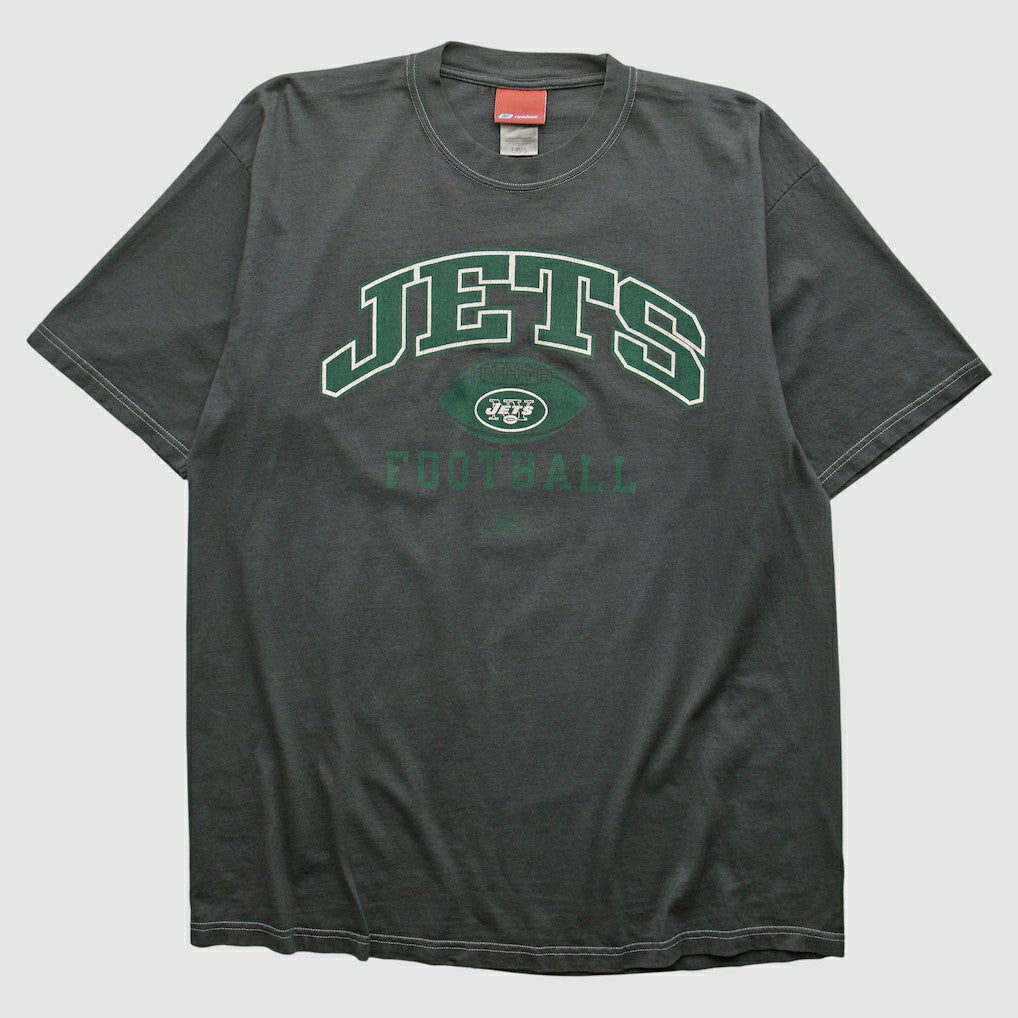 New York Jets Reebok 2000s T-shirt Charcoal Vintage | Fanatics