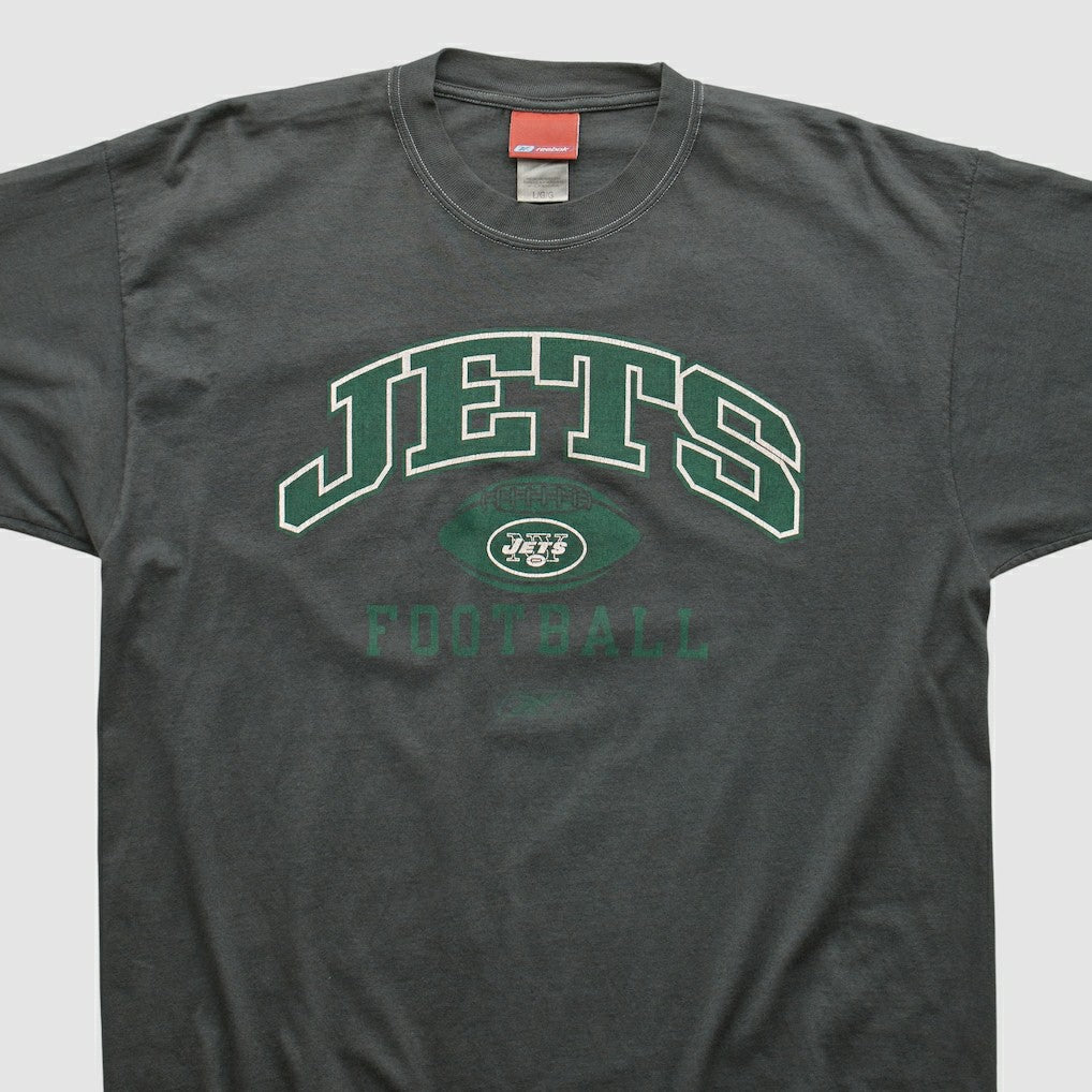 New York Jets Reebok 2000s T-shirt Charcoal Vintage | Fanatics