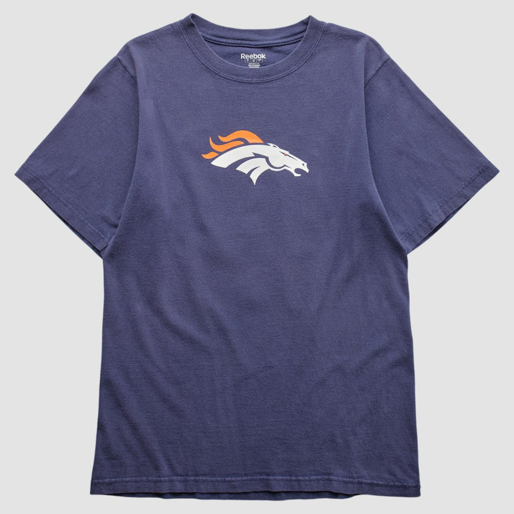 Denver Broncos Reebok 2000s T-shirt Navy Vintage | Fanatics
