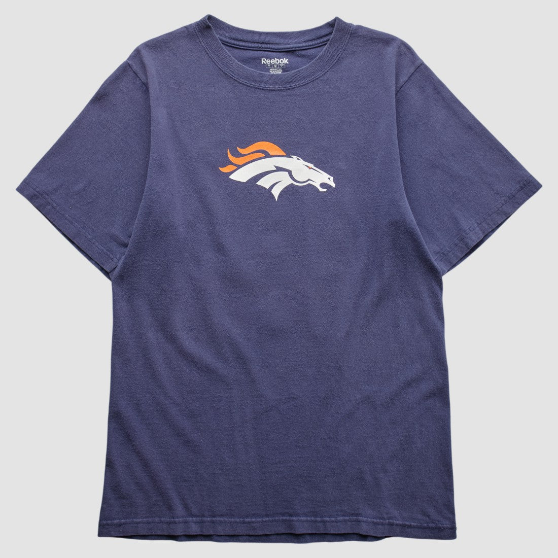 Denver Broncos Reebok 2000s T-shirt Navy Vintage | Fanatics