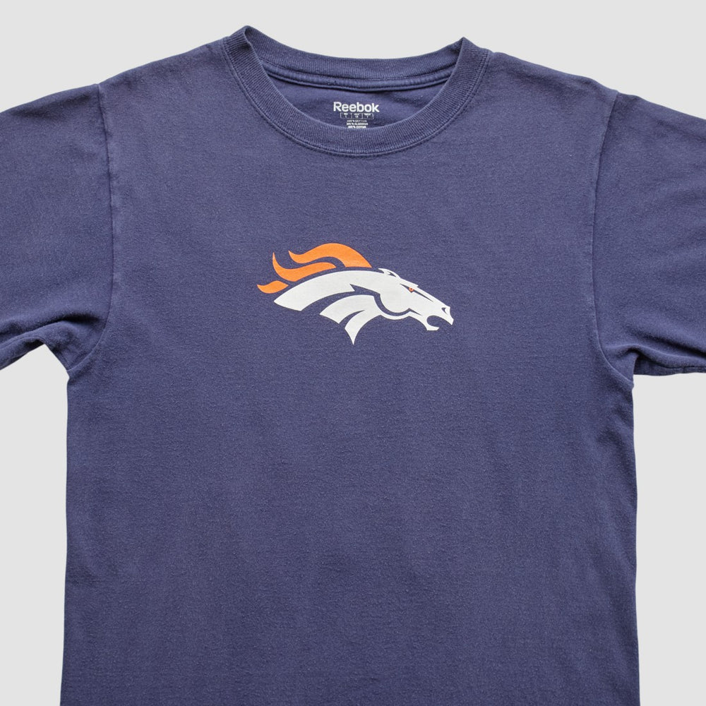 Denver Broncos Reebok 2000s T-shirt Navy Vintage | Fanatics