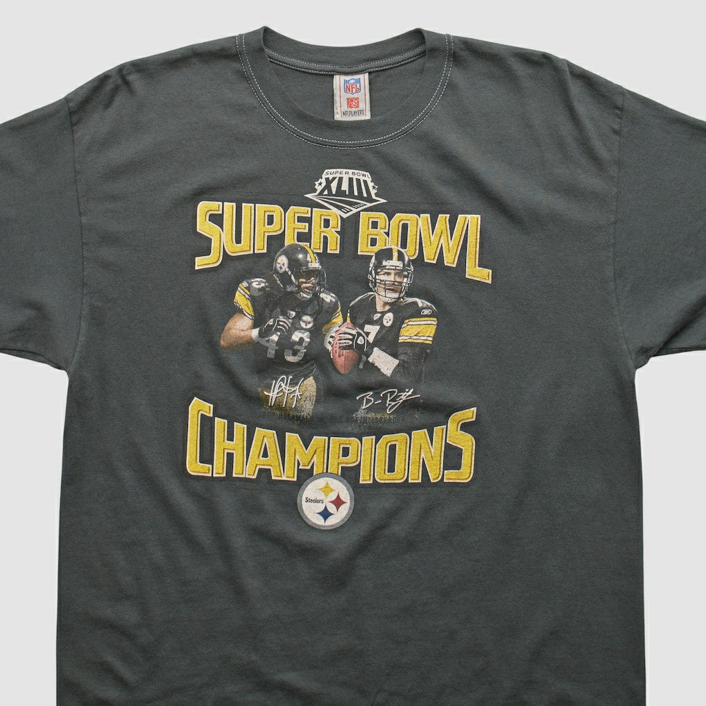 Pittsburgh Steelers NFL 2009 T-shirt Charcoal Vintage | Fanatics