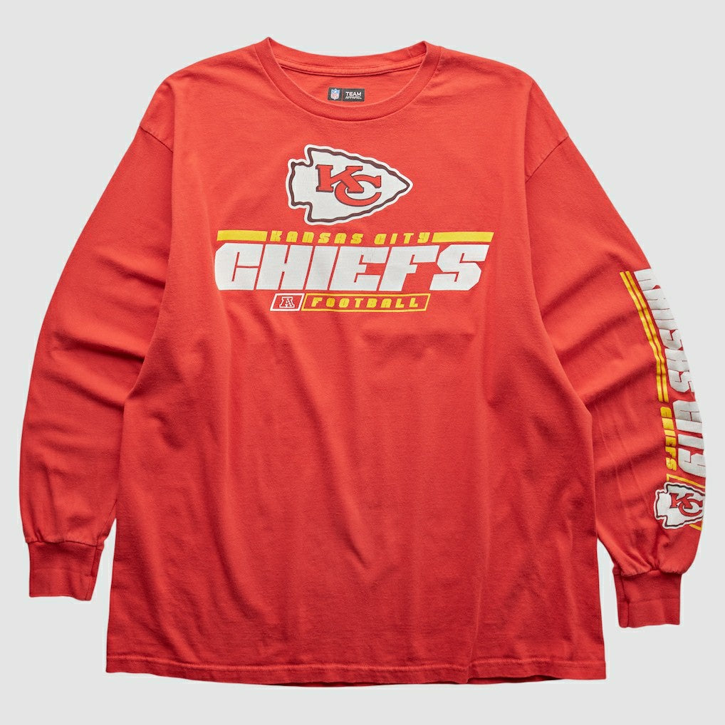 Kansas City Chiefs NFL 2010s Long Sleeve T-shirt Red Vintage | Fanatics