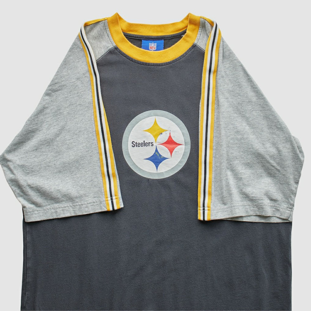 Pittsburgh Steelers 2000s T-shirt Charcoal Vintage | Fanatics