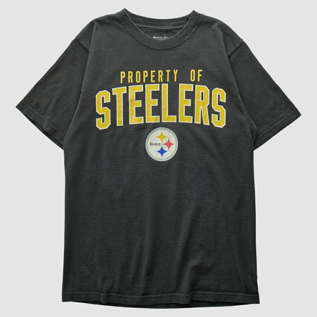 Pittsburgh Steelers Reebok 2010s T-shirt Black Vintage | Fanatics