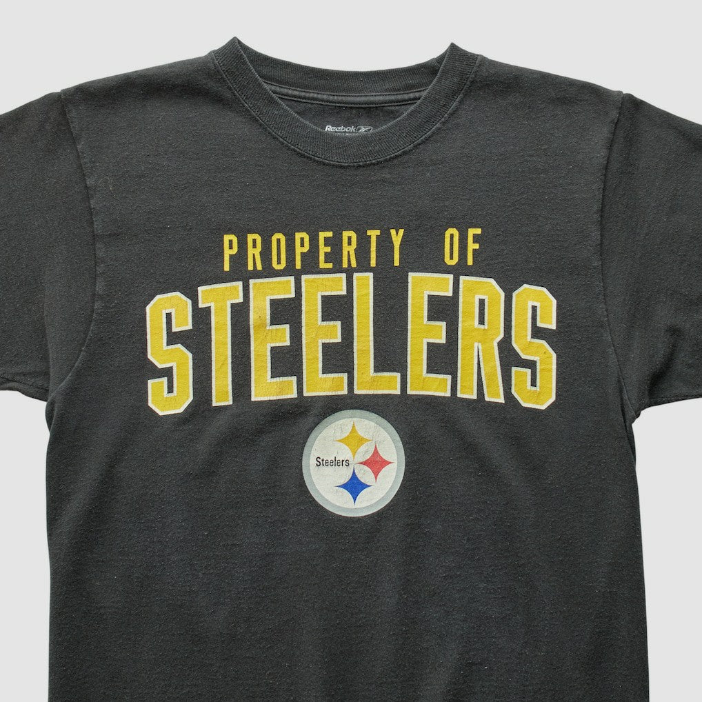 Pittsburgh Steelers Reebok 2010s T-shirt Black Vintage | Fanatics