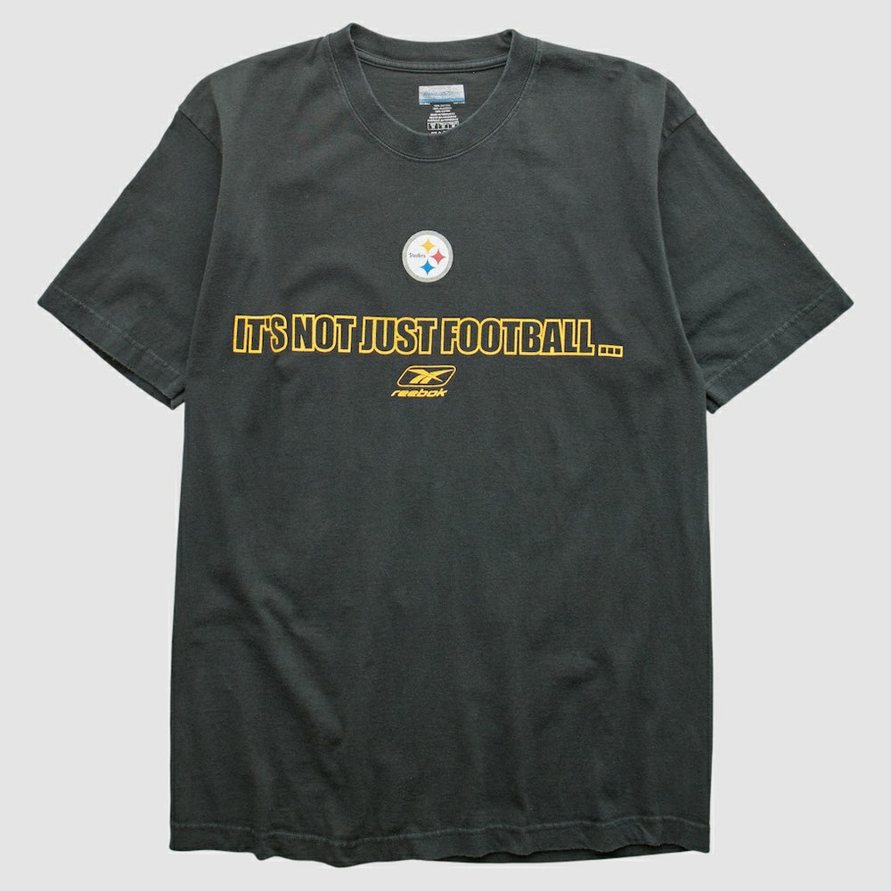 Pittsburgh Steelers Reebok 2000s T-shirt Black Vintage | Fanatics