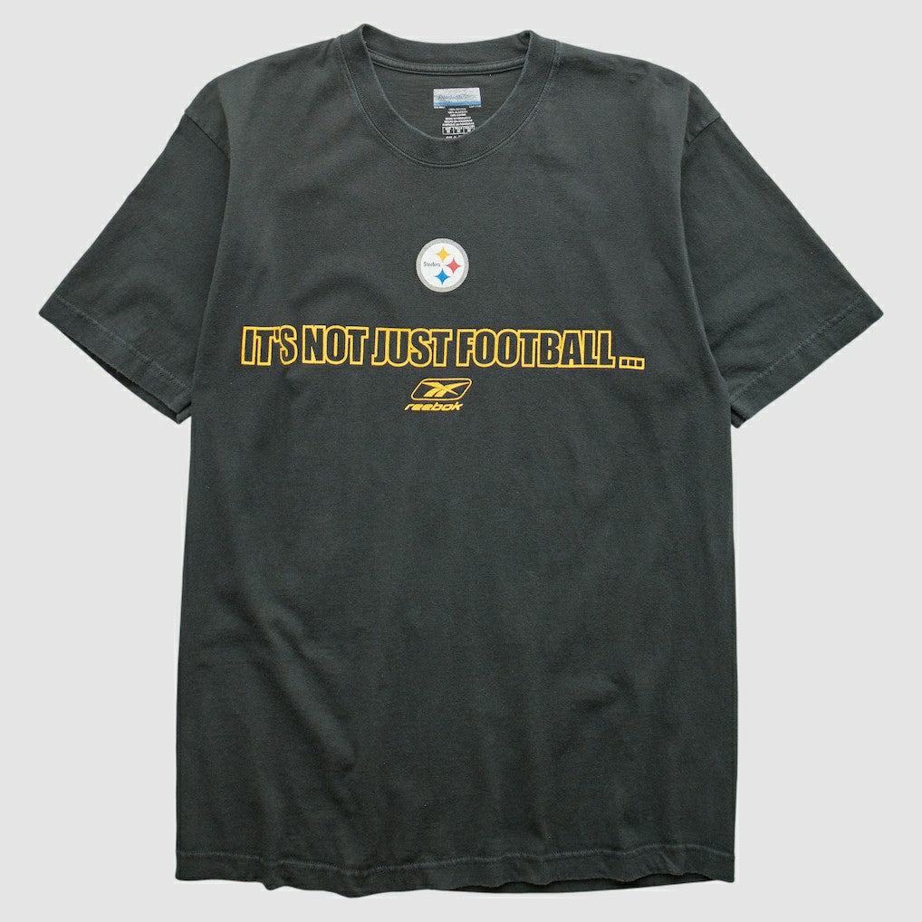 Pittsburgh Steelers Reebok 2000s T-shirt Black Vintage | Fanatics