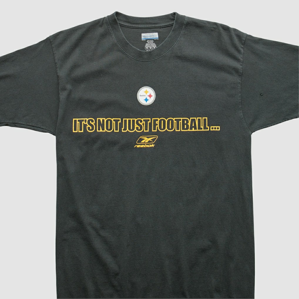 Pittsburgh Steelers Reebok 2000s T-shirt Black Vintage | Fanatics