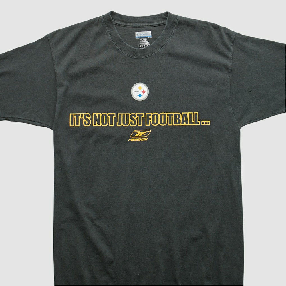 Pittsburgh Steelers Reebok 2000s T-shirt Black Vintage | Fanatics