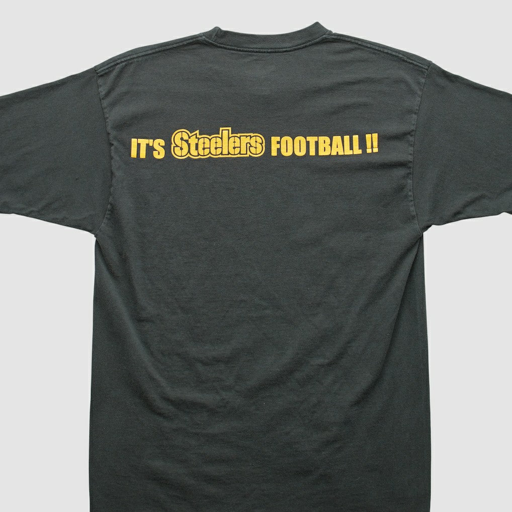 Pittsburgh Steelers Reebok 2000s T-shirt Black Vintage | Fanatics