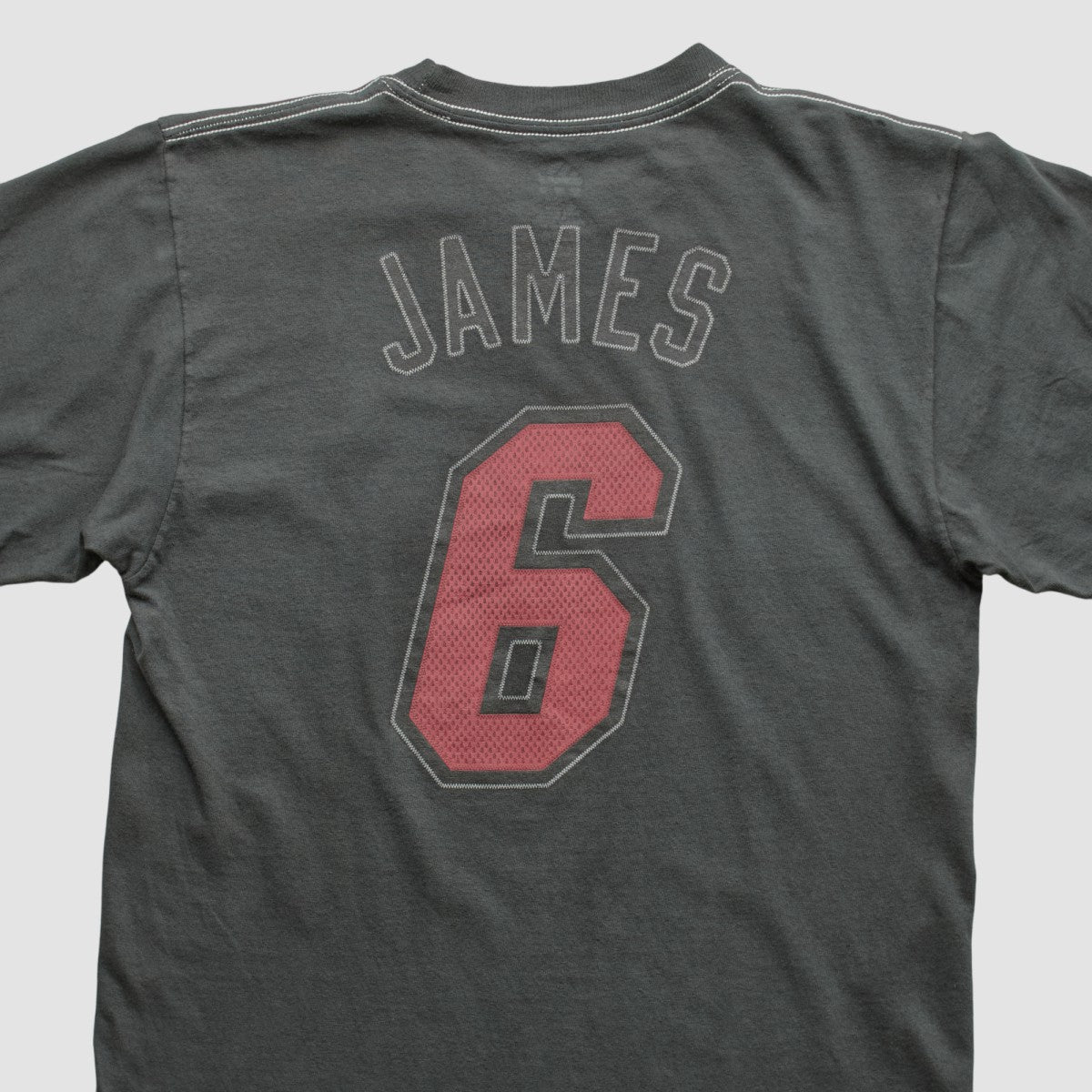 Miami Heat 2010s T-shirt Charcoal Vintage - NBA