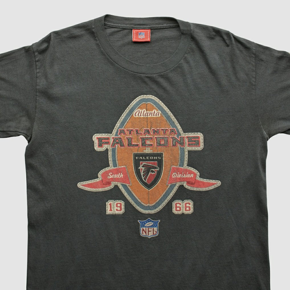 Atlanta Falcons NFL 2000s Long Sleeve T-shirt Charcoal Vintage | Fanatics