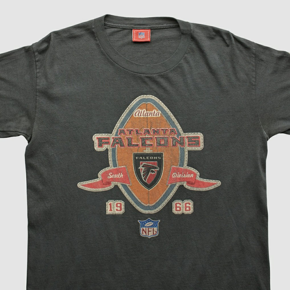 Atlanta Falcons NFL 2000s Long Sleeve T-shirt Charcoal Vintage | Fanatics