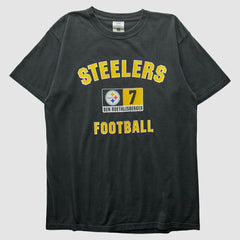 Pittsburgh Steelers 2000s T-shirt Black Vintage | Fanatics