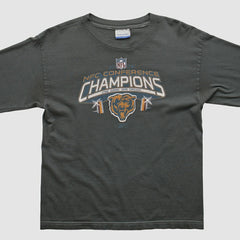 Chicago Bears Reebok 2000s Long Sleeve T-shirt Charcoal Vintage | Fanatics