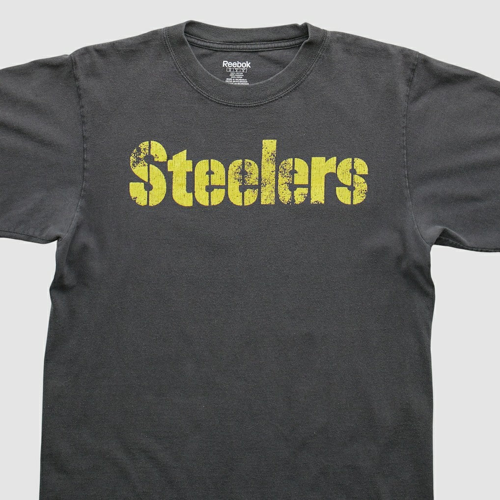 Pittsburgh Steelers Reebok 2000s T-shirt Charcoal Vintage | Fanatics