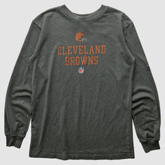 Cleveland Browns Reebok 2000s Long Sleeve T-shirt Gray Vintage | Fanatics