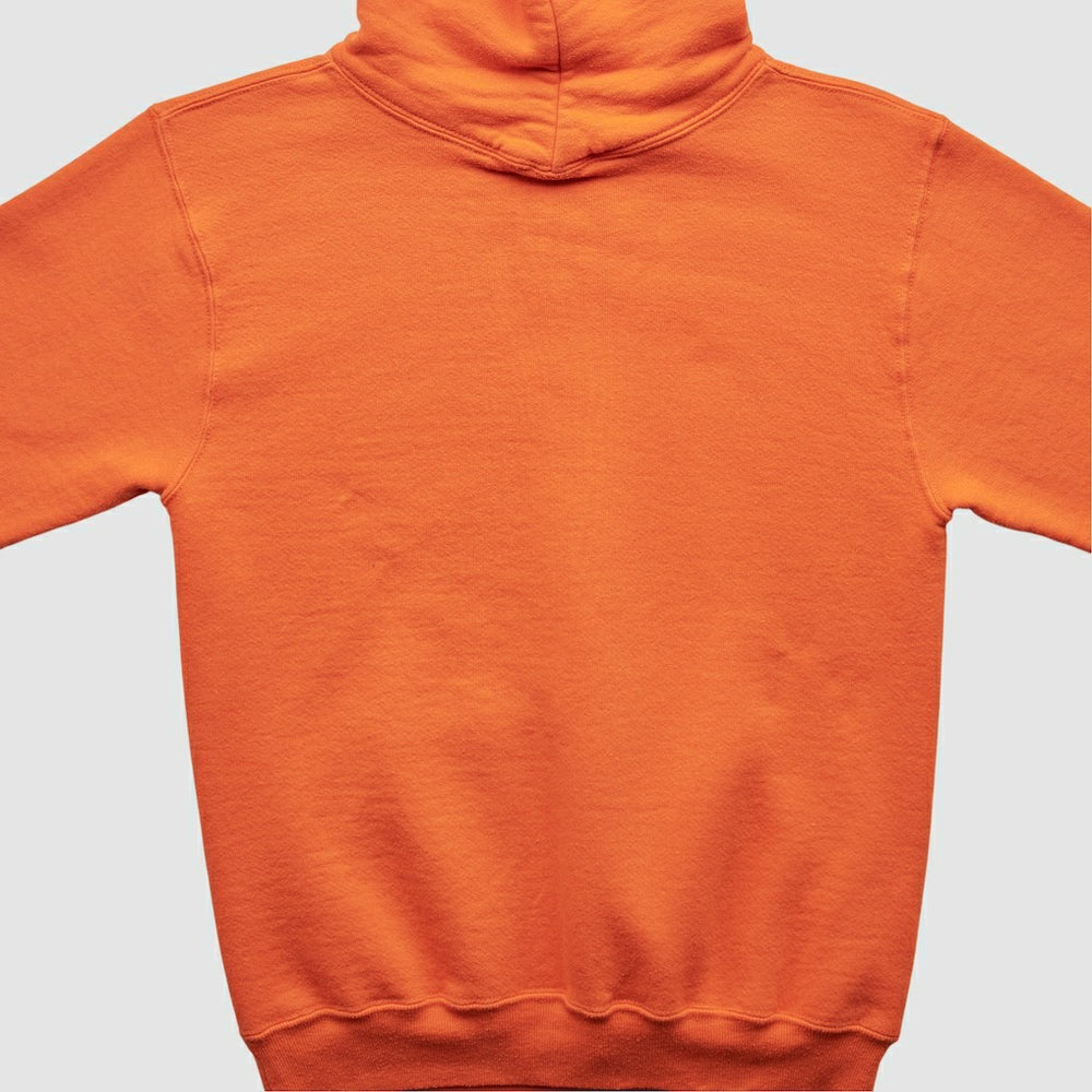 Cleveland Browns Russell 90s Hooded Pullover Sweatshirt Orange Vintage | Fanatics