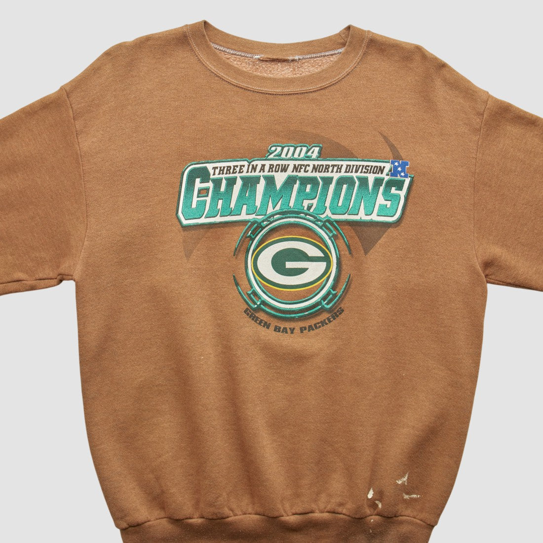 Green Bay Packers 2004 Pullover Sweatshirt Brown Vintage | Fanatics