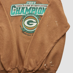 Green Bay Packers 2004 Pullover Sweatshirt Brown Vintage | Fanatics